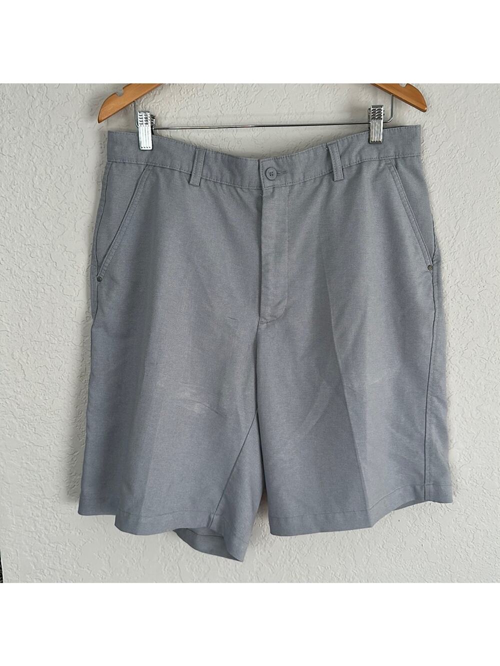 Bolle Golf Tech Shorts Grey Men’s 36 Athletic Athleisure Stretchy Inseam 10"